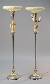 TWO SIMILAR ALABASTER AND META