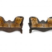 Two Similar Anglo-Burmese Carv