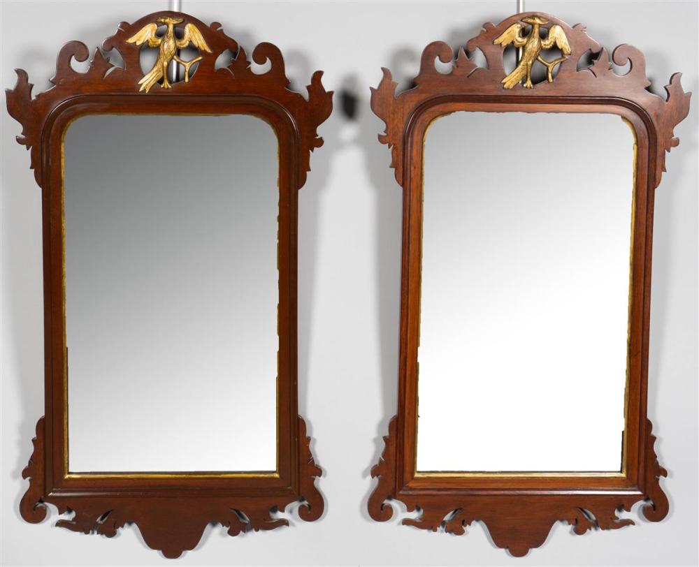 TWO SIMILAR CHIPPENDALE STYLE