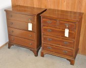 TWO SIMILAR CHIPPENDALE STYLE
