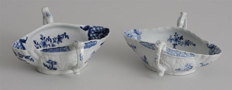 TWO SIMILAR ENGLISH BLUE AND