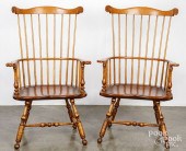 TWO SIMILAR FANBACK WINDSOR AR