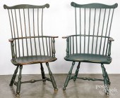 TWO SIMILAR FANBACK WINDSOR AR