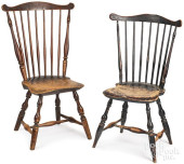 TWO SIMILAR FANBACK WINDSOR SI