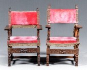 Two similar French Baroque wal