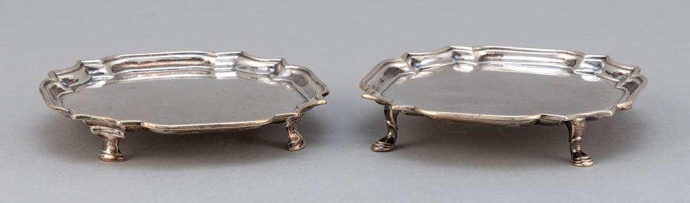TWO SIMILAR GEORGE II STERLING