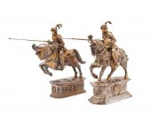 TWO SIMILAR GERMAN SILVER AND