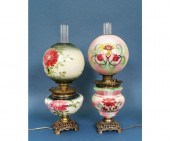 Two similar GWTW lamps, late 1