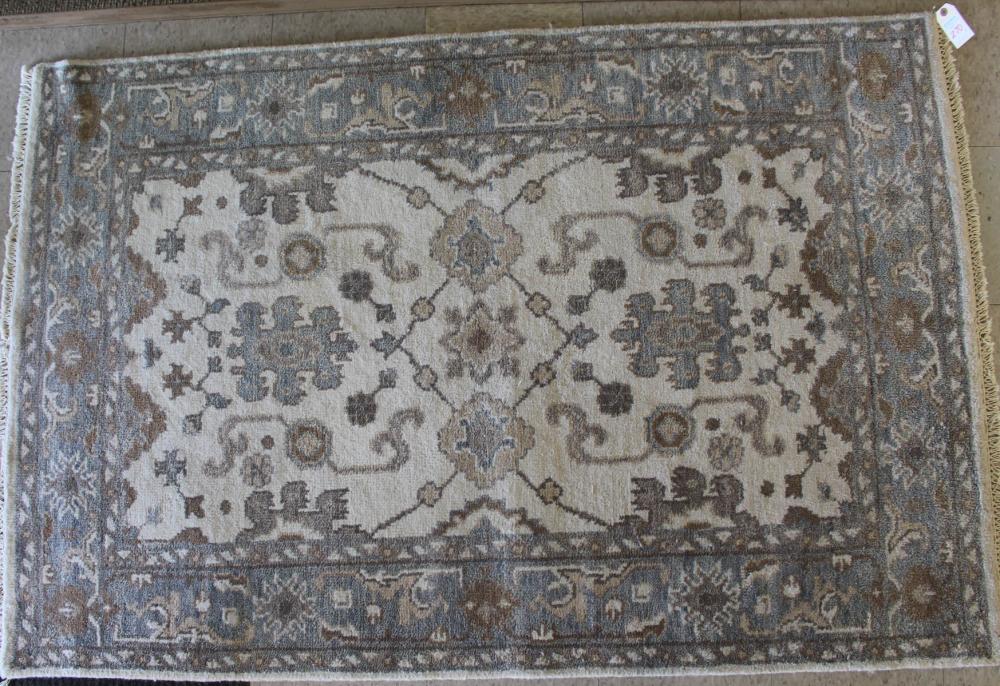 TWO SIMILAR HAND KNOTTED ORIENTAL