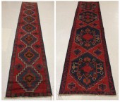 TWO SIMILAR HAND KNOTTED ORIEN