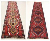TWO SIMILAR HAND KNOTTED ORIEN
