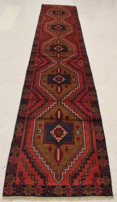 TWO SIMILAR HAND KNOTTED ORIEN