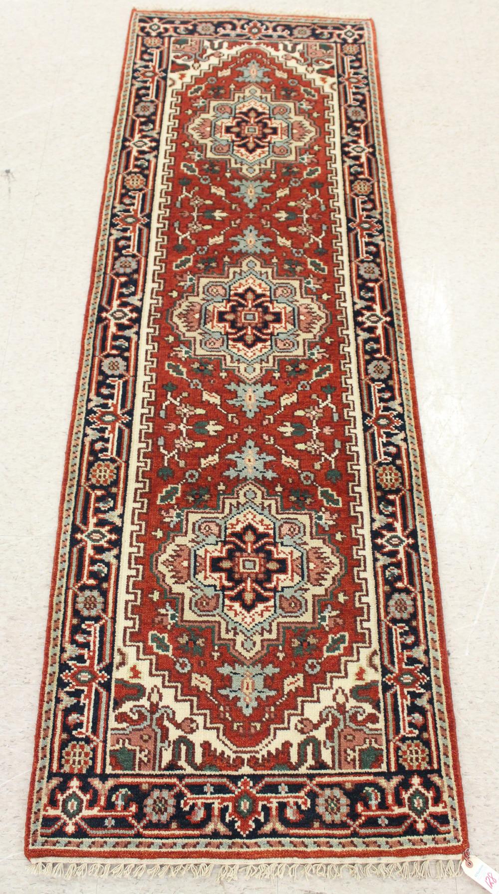 TWO SIMILAR HAND KNOTTED ORIENTAL