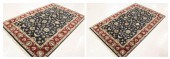 TWO SIMILAR HAND KNOTTED ORIEN