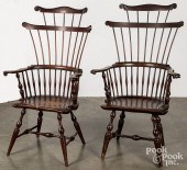 TWO SIMILAR HIGHBACK WINDSOR C