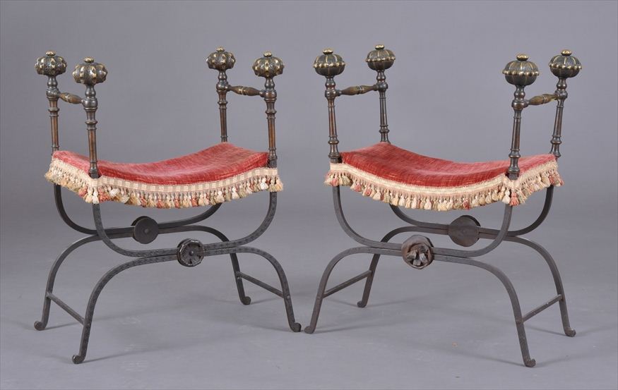 TWO SIMILAR ITALIAN RENAISSANCE