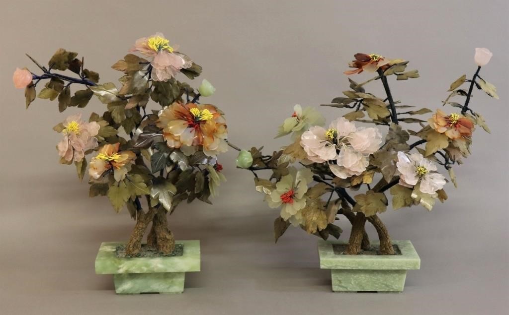 Two similar jade type Chinese