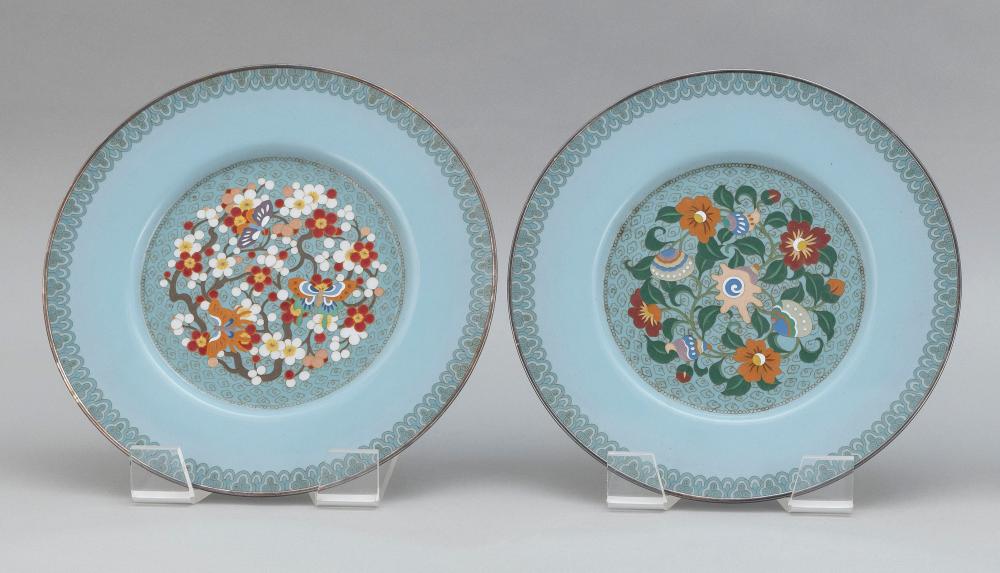 TWO SIMILAR JAPANESE CLOISONNÉ