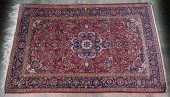 TWO SIMILAR KESHAN RUGS, POST