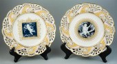 TWO SIMILAR MINTONS PATE-SUR-P