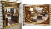 TWO SIMILAR PARCEL-GILT WALL M