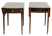 TWO SIMILAR PEMBROKE TABLES, B