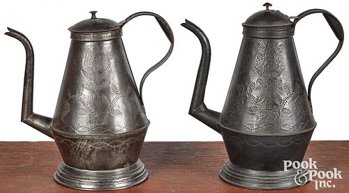 TWO SIMILAR PENNSYLVANIA PUNCHED