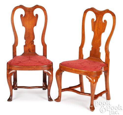 TWO SIMILAR PENNSYLVANIA QUEEN ANNE