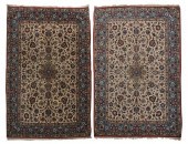 TWO SIMILAR PERSIAN RUGS20th c