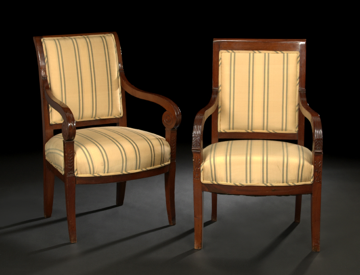 Two Similar Restauration Mahogany