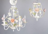 TWO SIMILAR ROCOCO STYLE POLYC