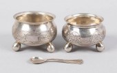 TWO SIMILAR RUSSIAN SILVER OPE