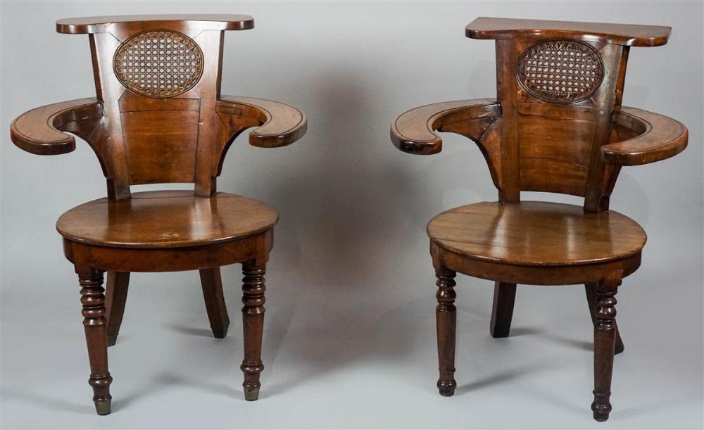 TWO SIMILAR WILLIAM IV MAHOGANY