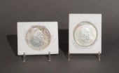 TWO SIMON BOLIVAR STERLING 20