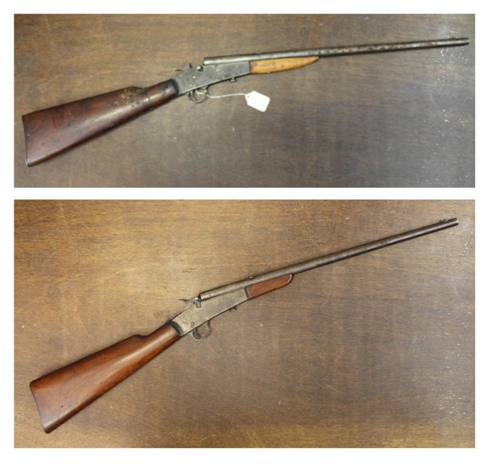 TWO SINGLE SHOT 22 CALIBER