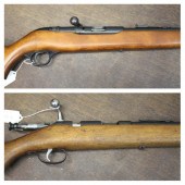 TWO SINGLE SHOT BOLT ACTION RI