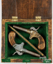 TWO SINGLE SHOT PERCUSSION BOO