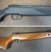 TWO SINGLE STROKE AIR RIFLES: