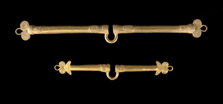 Two Sinu Region Culture Gold Nose