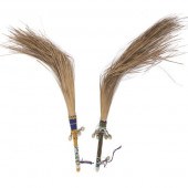 TWO SIOUX REED AND BEADWORK FL