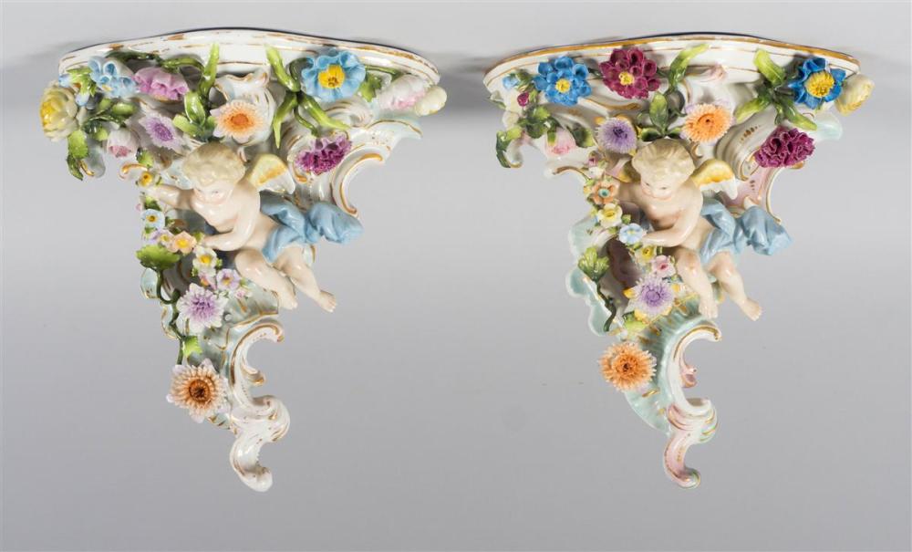 TWO SITZENDORF PORCELAIN