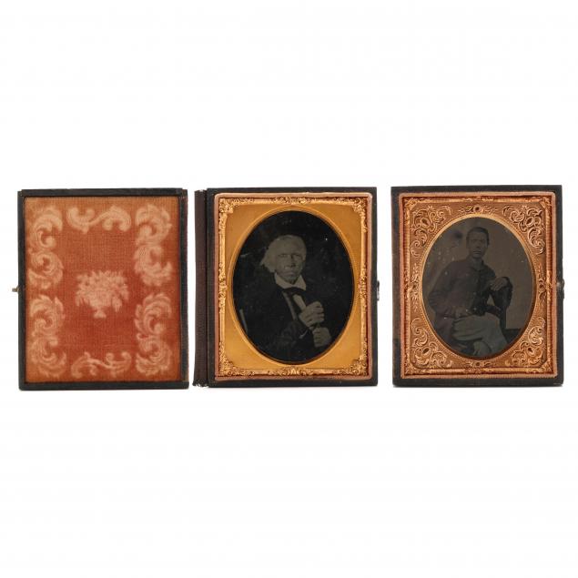 TWO SIXTH-PLATE IMAGES OF