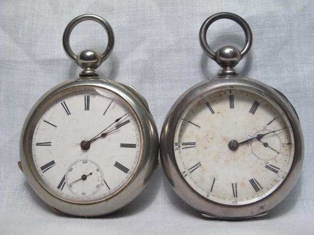Two Size 18 pocket watches. Both