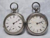 Two Size 18 pocket watches. Bo