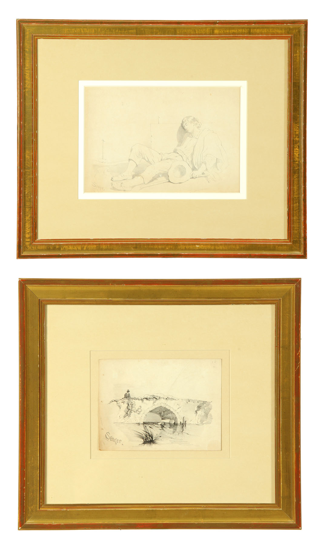 TWO SKETCHES BY EDWARD SEAGER