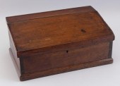 TWO SLANT-LID BOXES AND A TREN