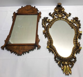 TWO SMALL ANTIQUE 19TH C WALL