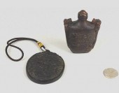 TWO SMALL ASIAN CARVED ITEMSTw