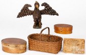 TWO SMALL BENTWOOD DRESSER BOX