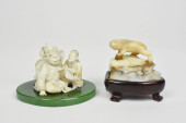 TWO SMALL CARVINGS TO INCLUDE